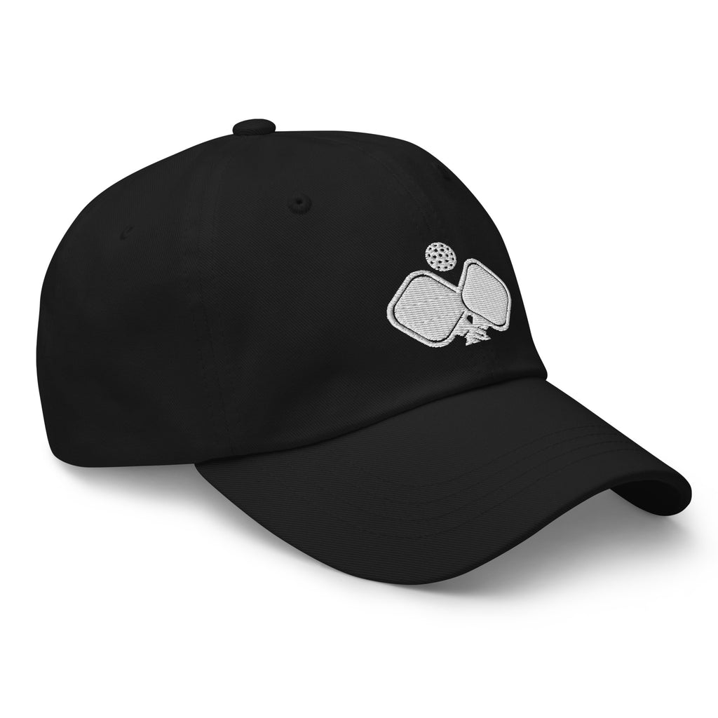 Black Pickleball Hat with Dink PKL logo on it. 