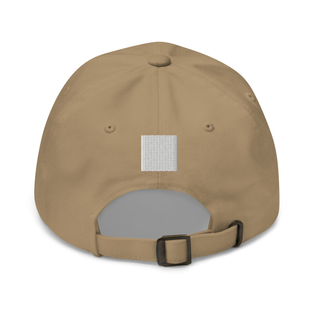 Back of the Khaki color Dink Pickleball Hat for Men and Women