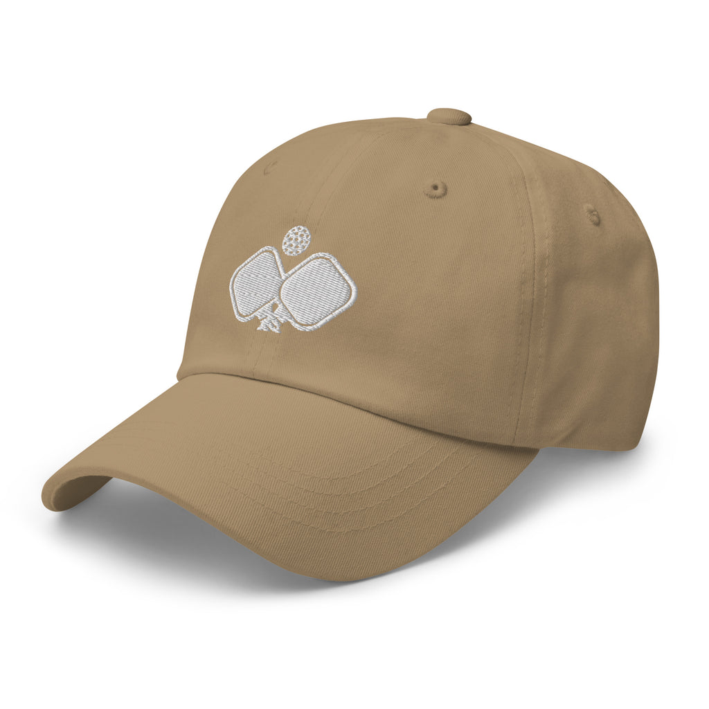 Right side profile: Khaki color Dink Pickleball Hat for Men and Women